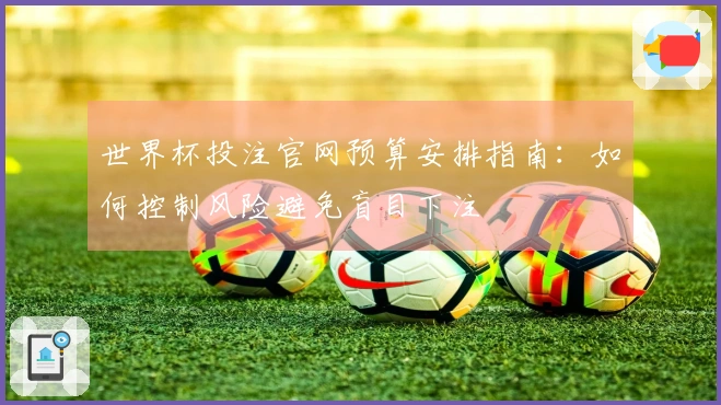 世界杯投注官网预算安排指南:如何控制风险避免盲目下注